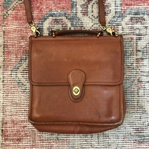 Vintage leather Coach purse.